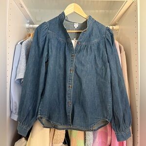 Petite Studio Indigo Denim Top
